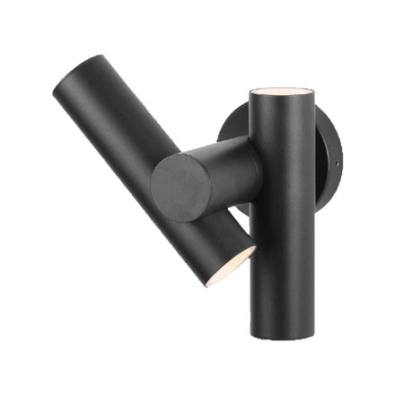 Стенен Спот 2 по 2.6W 4000К IP44 Черен SKU 23049 V-TAC