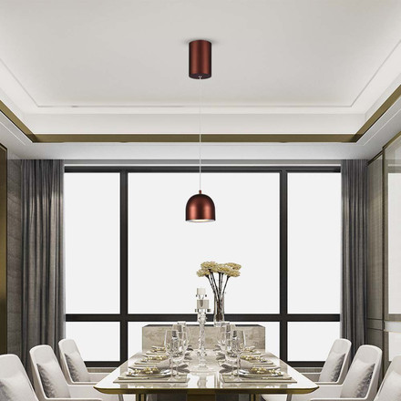 LED Пендъл 8.5W 3000K Φ100 Кафяв SKU 7994 V-TAC