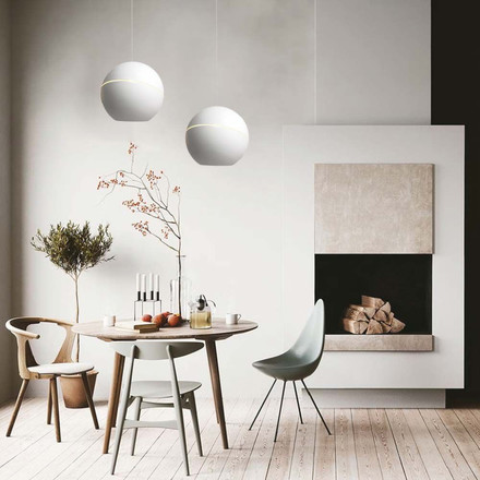 LED Пендъл 8.5W 3000K Φ180 Бял SKU 7999 V-TAC