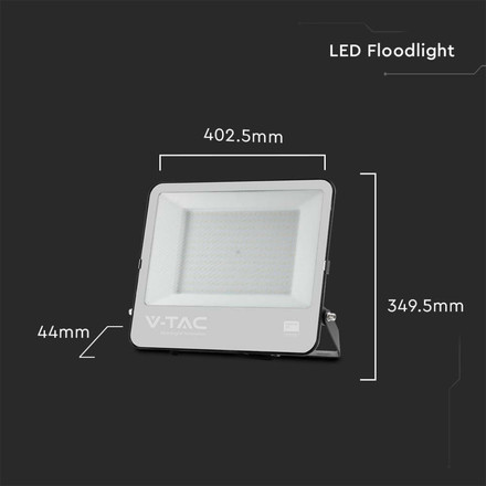 200W LED Floodlight SAMSUNG CHIP Black Body 4000K Super Bright 135LM/W