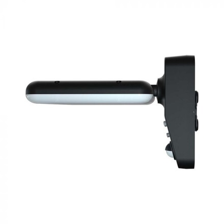 15W LED Solar Yard Light LiFePO4 Battery 3.2V 6000mA CCT: 6000K+4000K Black