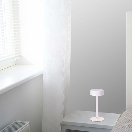 LED Настолна Лампа 3W D120*260 3IN1 Бяла+Прозрачна Колона SKU 10571 V-TAC