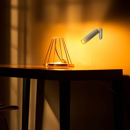 LED Настолна Лампа Магнитна 3W 4000K Бяло Тяло SKU 23041 V-TAC