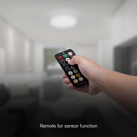 Плафон за таван LED 18W 4000К Кръг Микровълнов Сензор Бяла Рамка IP44 SKU 76661 V-TAC