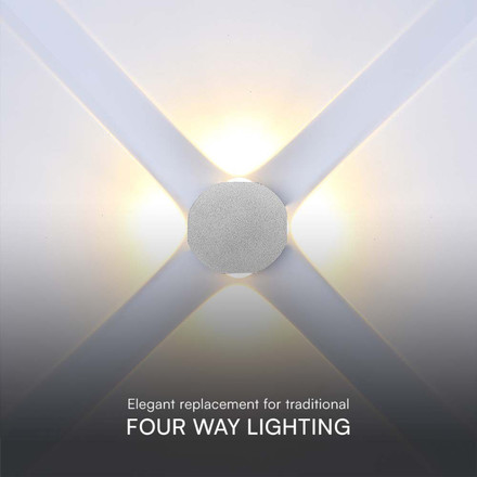 LED Луна 4W 4000К Бяло тяло COB SKU 10591 V-TAC