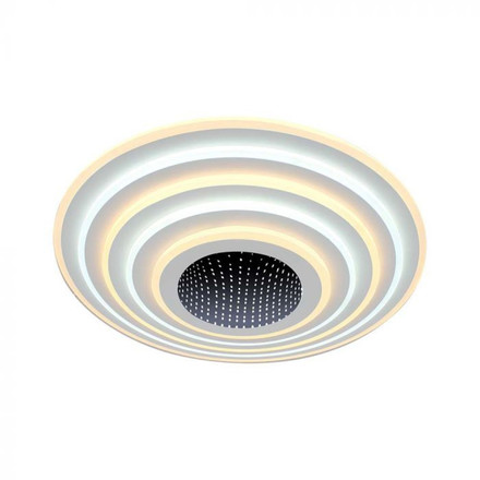 125W Designer Smart Ceiling Light (D50*7CM) CCT: 3000K+6000K Dimmable + Remote Control