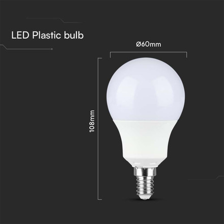 LED Bulb - SAMSUNG CHIP 8.5W E14 6400K