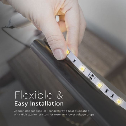 LED Strip SMD5050 - 30 LEDs 3000K IP20 6W/M