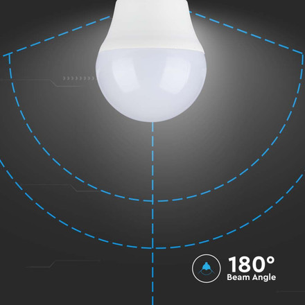 LED Bulb - SAMSUNG CHIP 3.7W E27 G45 Plastic 6400K