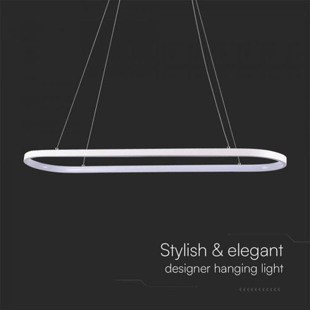 LED Полилей 24W 3000К Бял SKU 10056 V-TAC