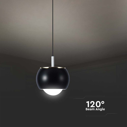 9W LED Designer Hanging Lamp (10*10*100CM) Black 4000K