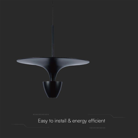 9W LED Designer Hanging Lamp (30*320*100CM) Black Body 4000K