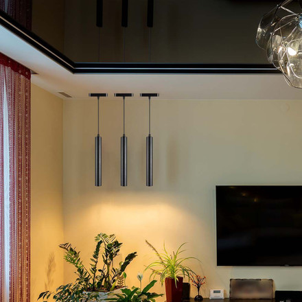 LED Магнитен Осветител Висящ 15W 4000K Черно Тяло SKU 10263 V-TAC