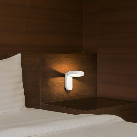 5W LED Wall Light 3000K+4000K White Body IP65