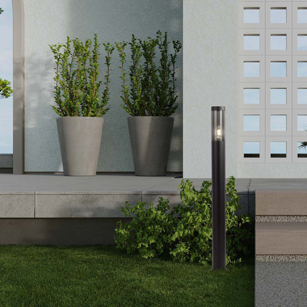 Градинска Наземна Лампа E27 IP44 Опушена Черна SKU 10472 V-TAC