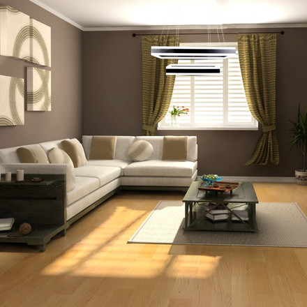 115W Soft Light Chandelier Dimmable Black 3000K