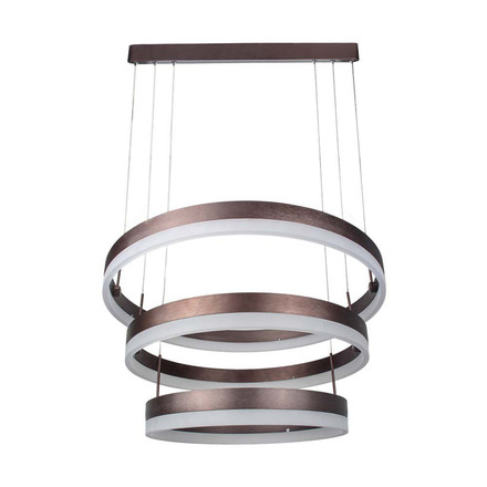 92W Soft Light Chandelier Dimmable Coffee 3000K