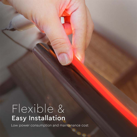 LED Лента COB 24V Червена 320 диода 10W на метър SKU 23141 V-TAC