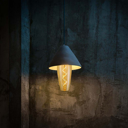 LED Bulb - 4W Filament Spiral B125 2700K Smoky Glass