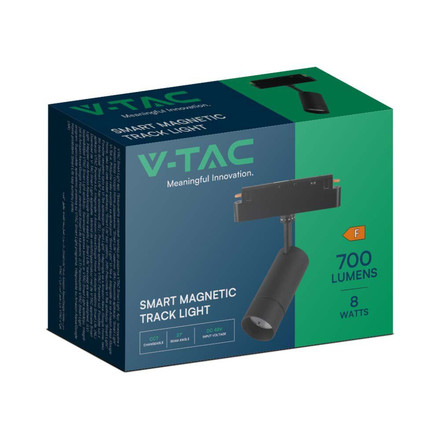 LED Магнитно Релсово SMART Tяло 8W Черно 3 in 1 SKU 6888 V-TAC