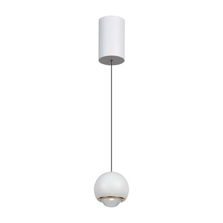 5W LED Hanging Pendant Light White Body 3000K