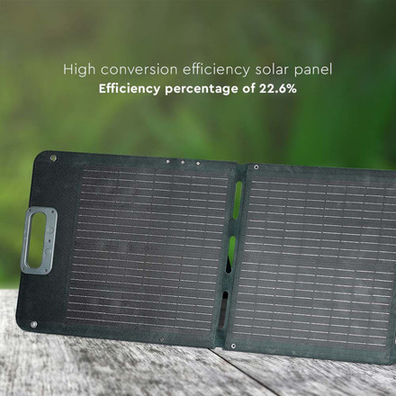 2*120W Foldable Solar Panel For Portable Power Station