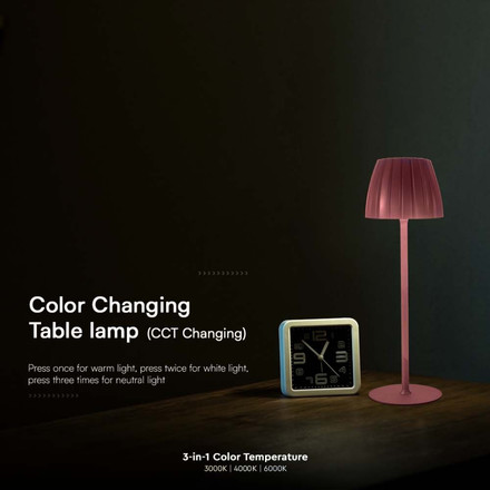 LED Настолна Лампа 3000K Кафяво 2.7W SKU 23354 V-TAC