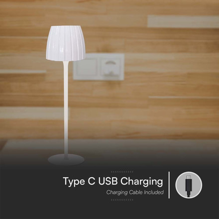 LED Настолна Лампа 3000K Бяло 2.7W SKU 23355 V-TAC