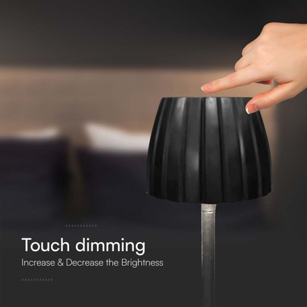 2.7W LED Table Lamp 3000K Black