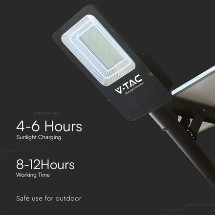 50W LED Solar Street Light 6000K HYBRID