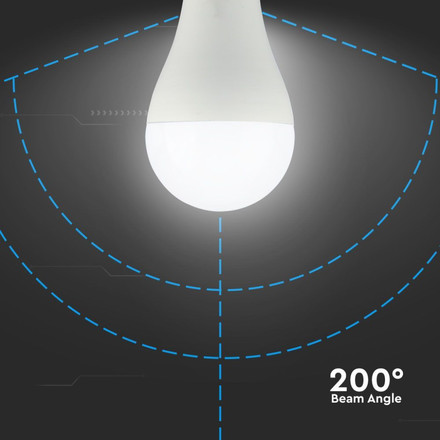 LED Bulb - 15W A65 Е27 Thermoplastic 3000K