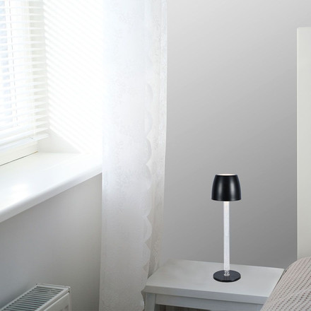 LED Настолна Лампа 3W Воден Ефект 3000K Черно Тяло SKU 23094 V-TAC