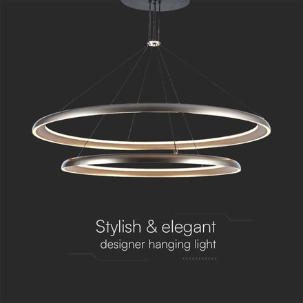 LED Пендел Дизайн Златно и Бяло Тяло D400 и D600 SKU 23372 V-TAC