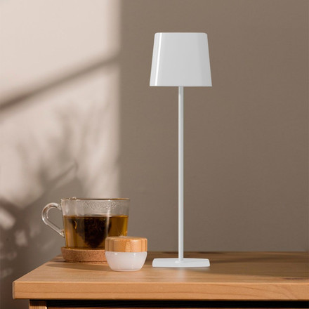 5W LED Magnetic Table Lamp With Battery 3600mAh CCT: 3IN1 White Body Dimmable