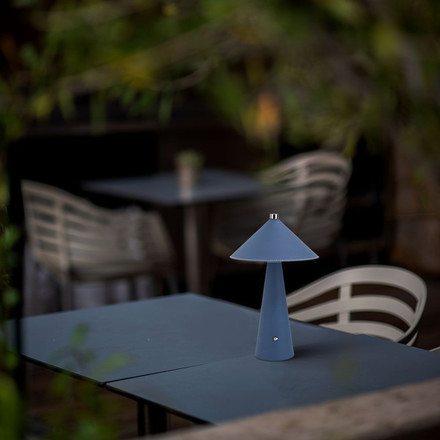 3W LED Магнитна Настолна Лампа С Батерия 4000mAh CCT: 3IN1 Син Тяло Димираща SKU 23414 V-TAC