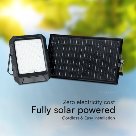 15W LED Solar Floodlight With 3.7V 8Ah Battery