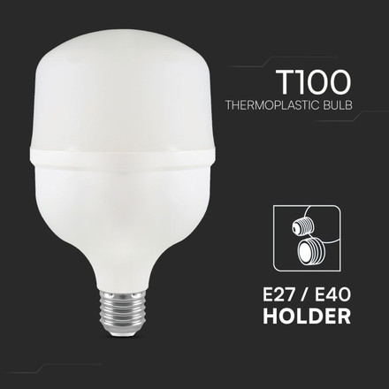 LED Крушка - 30W Plastic T100 6500K SKU 23571 V-TAC