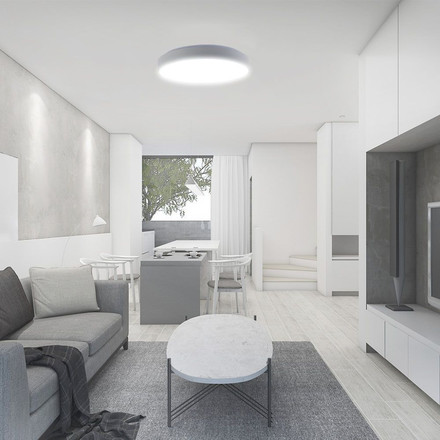 Димируем Плафон за таван с дистанционно 20W - 40W - 20W SKU 23589 V-TAC