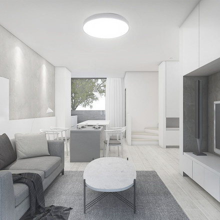 30W - 60W - 30W Designer Domelight Remote Control Dimmable Victory White Cover