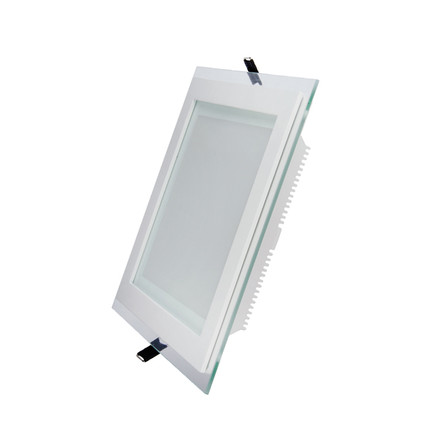 LED SQUARE PANEL DOWNLIGHT RECESSED MOUNTED WITH GLASS LENA-SG 200x200x40mm 16W 1520Lm 4000K (NATURAL WHITE) 