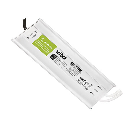 Влагозащитен трансформатор захранване за LED ленти 12V 3A 100W 6240390 VITO