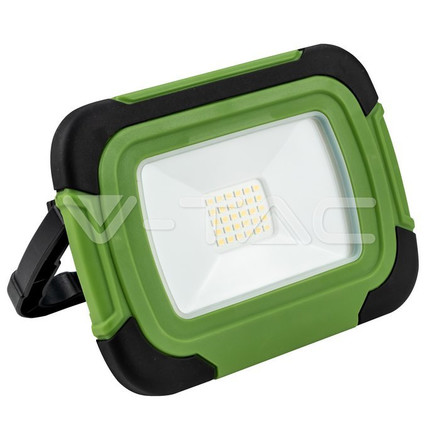 LED Прожектор с батерия 20W 4000К презаредим IP44 с USB + SOS функция SKU 20039 V-TAC