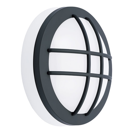 LED влагозащитен плафон за таван 12W 4000K IP65 Φ170x64mm - подходящ за външна употреба Черно 3400870 VITO