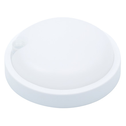 LED влагозащитен плафон за таван 18W 4000K IP65 Φ200x55mm - подходящ за външна употреба Бяло 3400880 VITO