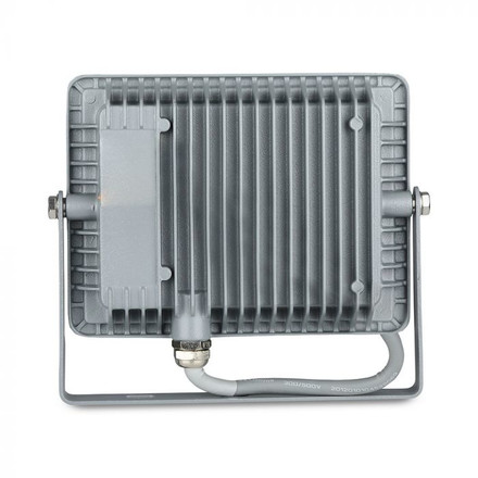 LED Прожектор 30W 3000К SAMSUNG ЧИП Сиво Тяло SKU 454 V-TAC