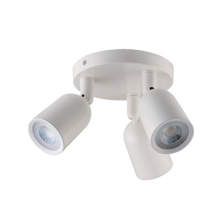 3*GU10 Wall Fitting  White