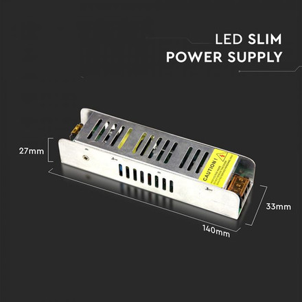 SLIM Power Supply - 25W 12V 2,1A Metal IP20
