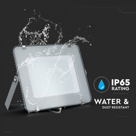 LED Прожектор 200W 6400К SAMSUNG ЧИП Сиво Тяло SKU 485 V-TAC