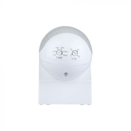 PIR Wall Sensor With Moving Head White 