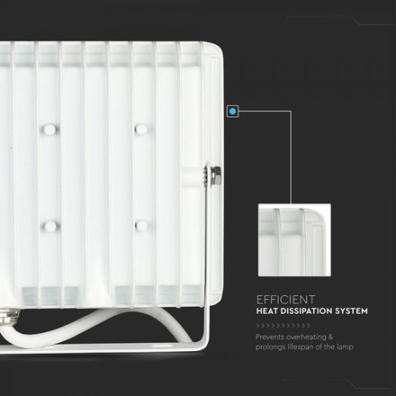 LED Прожектор 30W 4000К IP65 E-Series Бяло Тяло SKU 5956 V-TAC